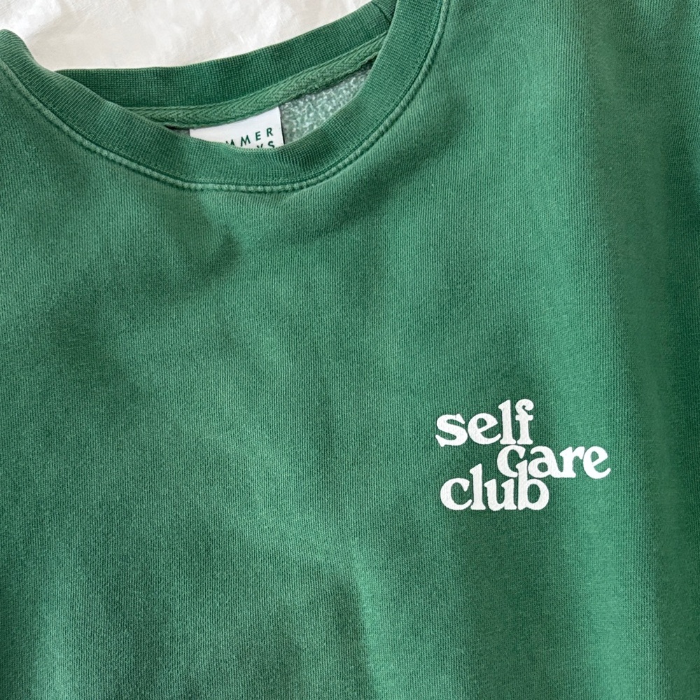 Summer Fridays Green Sweatshirt - M - Picture 5 of 8